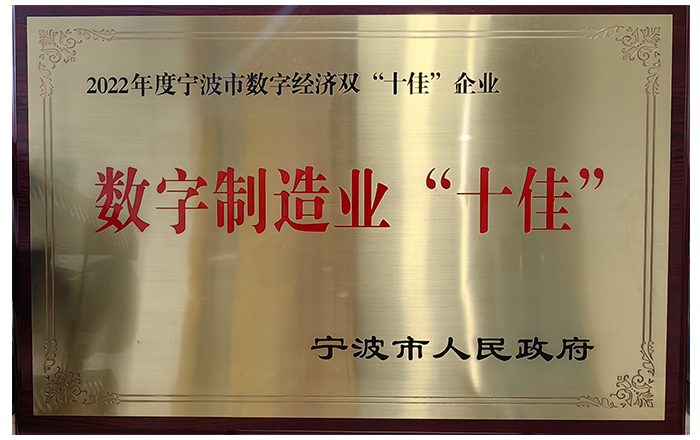 2022年度宁波市数字经济双十佳企业